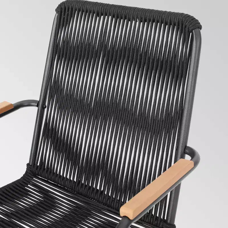 Moonstone - Lot de 2 fauteuils de club modernes en résine tressée : Cadre en fer résistant aux intempéries - Christopher Knight Home