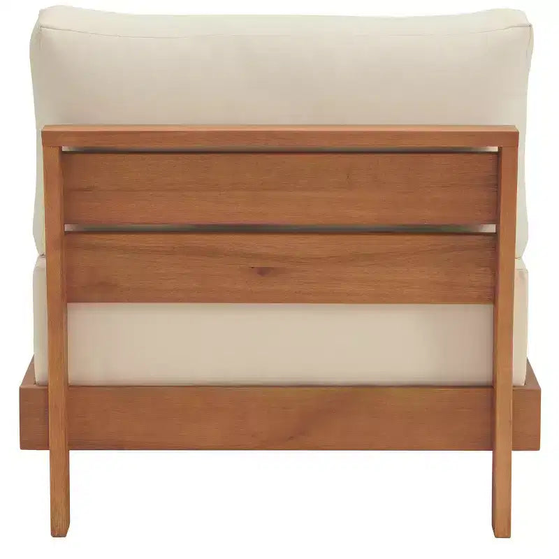 Chaise de jardin Barton Alaterre Furniture résistante aux intempéries avec coussins et housses zippées