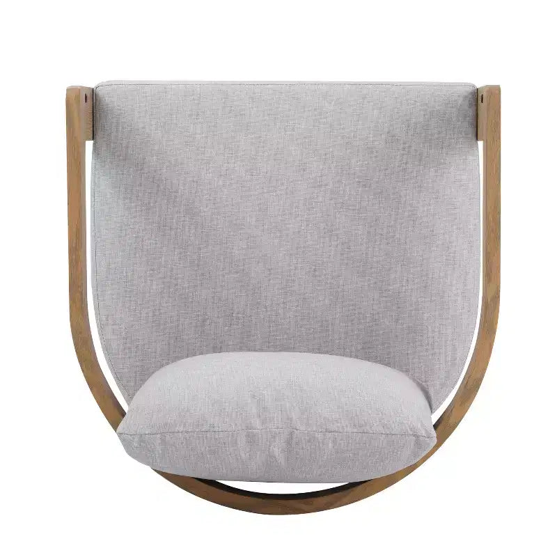 Christopher Knight Home Landon, chaises de salle à manger modernes en aluminium rembourrées, finition grain de bois (lot de 2)