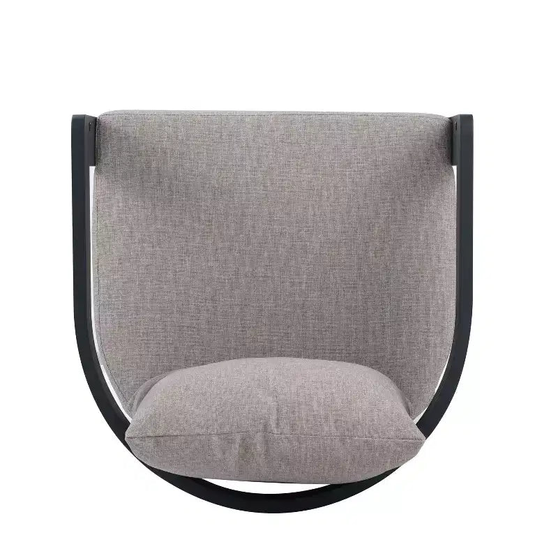 Christopher Knight Home Landon, chaises de salle à manger modernes en aluminium rembourrées, finition grain de bois (lot de 2)