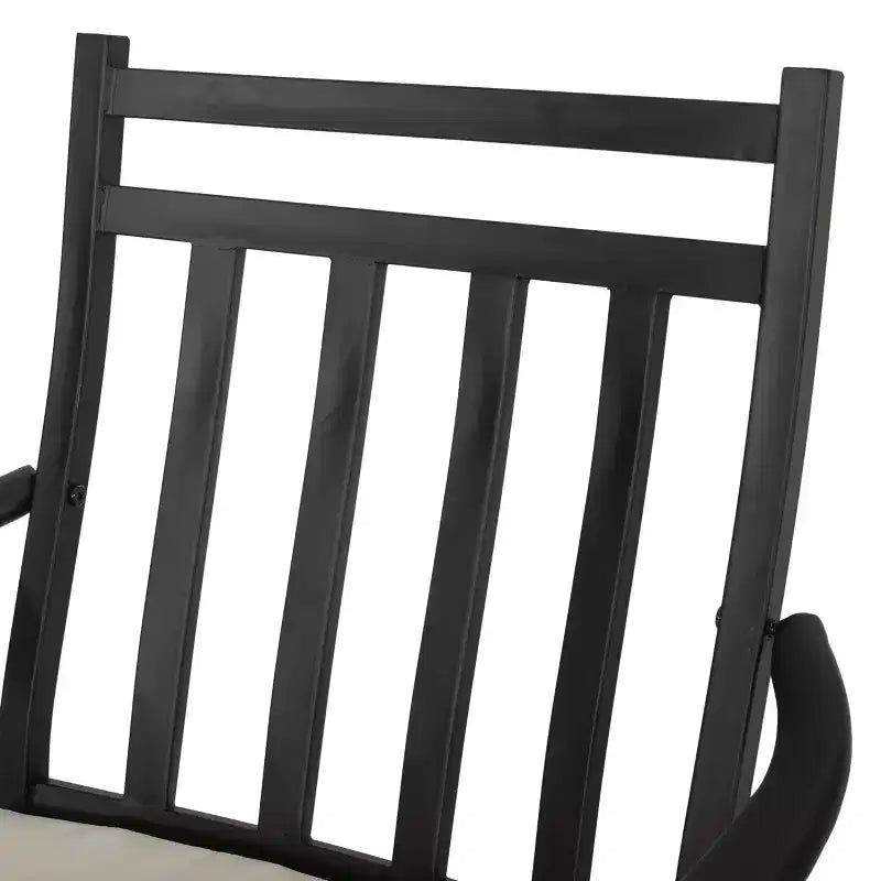 Christopher Knight Home Bostwick Chaises de salle à manger d'extérieur en fer avec coussin (lot de 2)