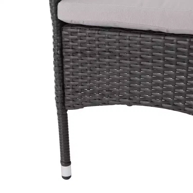 Christopher Knight Home Jocelyn Chaises de salle à manger d'extérieur en osier avec coussins (Lot de 2)