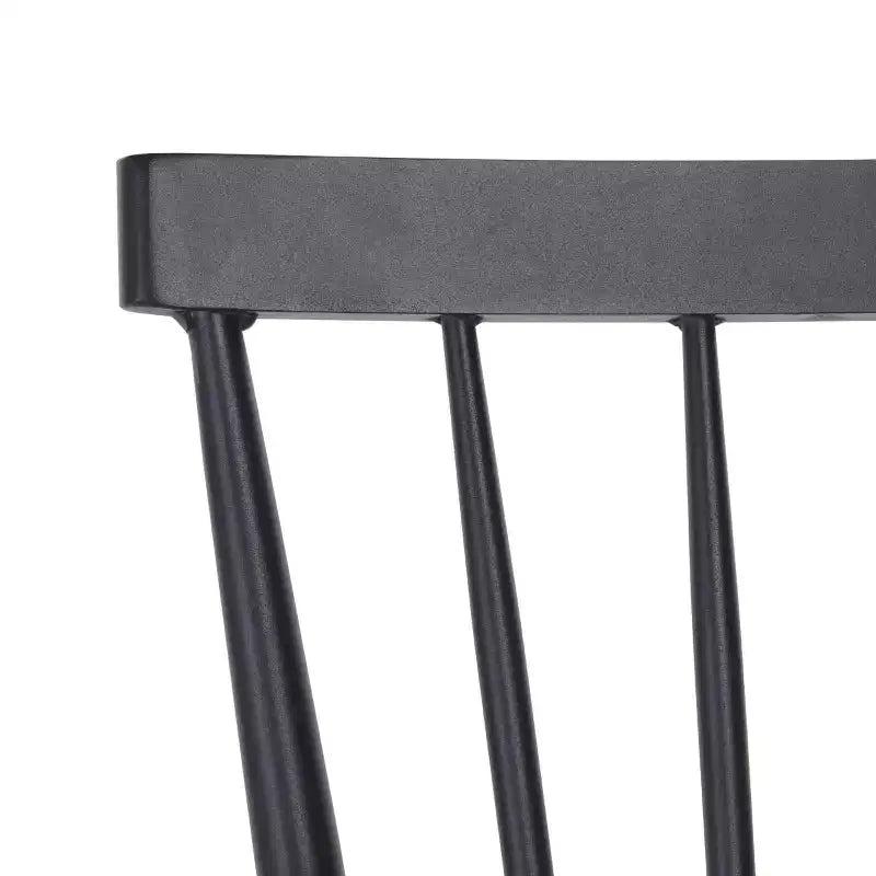 Chaise à Fuseau Core (lot de 2) - Intérieur/Extérieur - PAT4047 - Noir - Safavieh