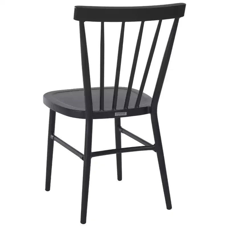 Chaise à Fuseau Core (lot de 2) - Intérieur/Extérieur - PAT4047 - Noir - Safavieh