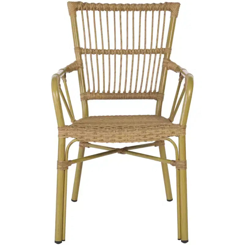 Fauteuil Bora (Lot de 2) - Intérieur/Extérieur - PAT4046 - Naturel - Safavieh