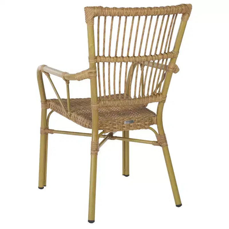 Fauteuil Bora (Lot de 2) - Intérieur/Extérieur - PAT4046 - Naturel - Safavieh
