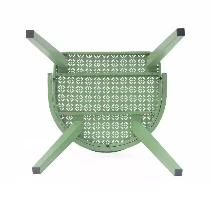 Christopher Knight Home Ahern Chaises de salle à manger modernes en fer pour extérieur (Lot de 2)