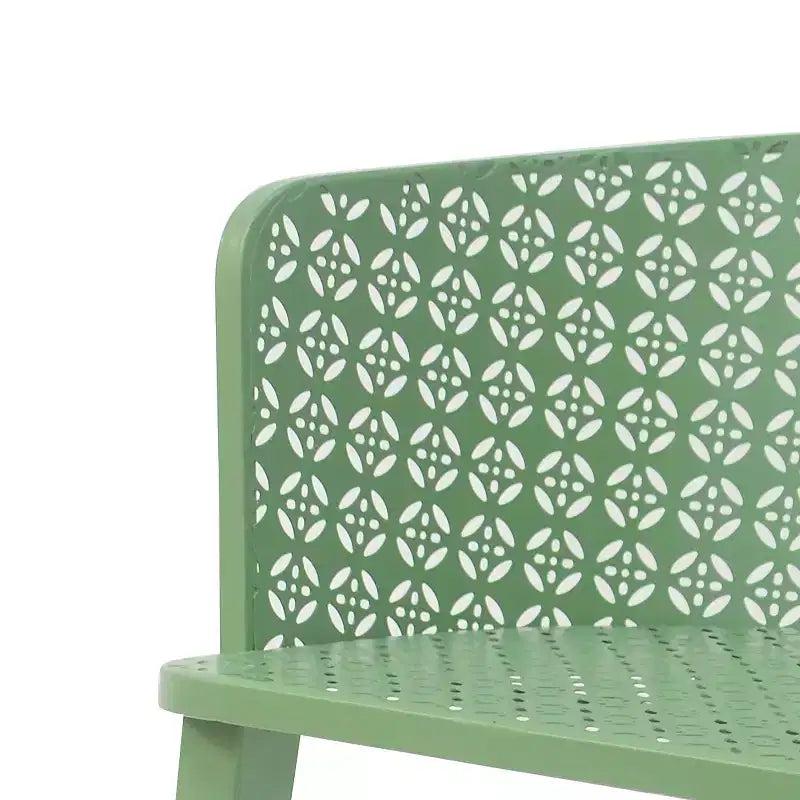 Christopher Knight Home Ahern Chaises de salle à manger modernes en fer pour extérieur (Lot de 2)