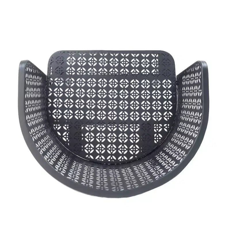 Christopher Knight Home Ahern Chaises de salle à manger modernes en fer pour extérieur (Lot de 2)