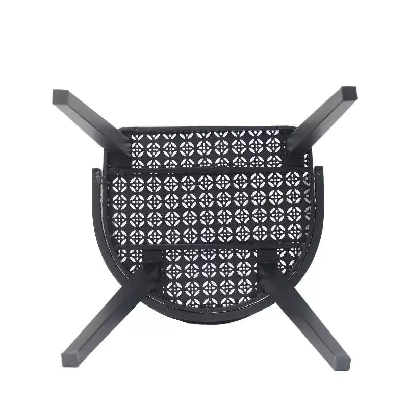 Christopher Knight Home Ahern Chaises de salle à manger modernes en fer pour extérieur (Lot de 2)