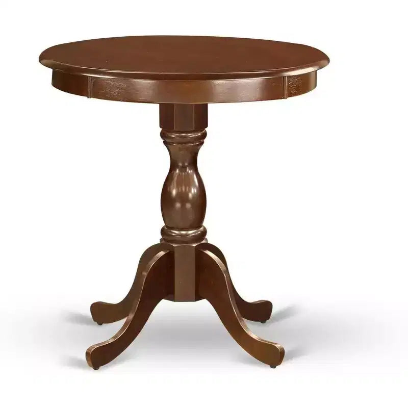 Petite table à manger ronde – Hêtre, 76 cm, piètement central, 2 places