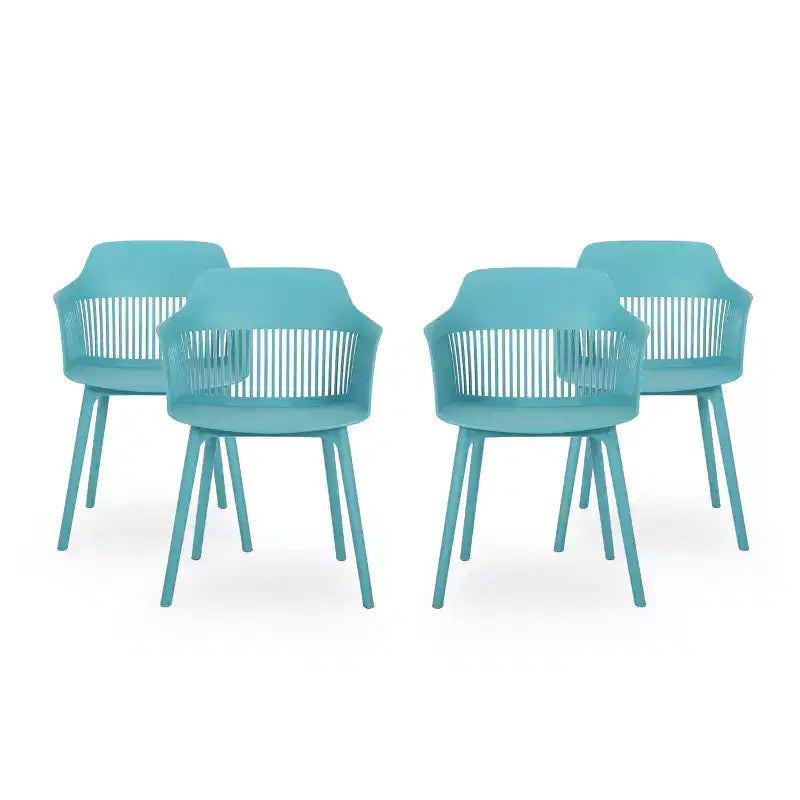 Christopher Knight Home Chaises de salle à manger modernes d'extérieur Dahlia (lot de 4)