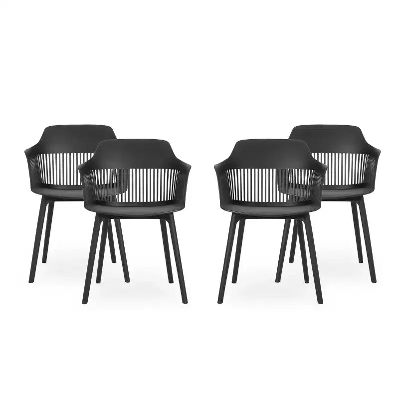 Christopher Knight Home Chaises de salle à manger modernes d'extérieur Dahlia (lot de 4)