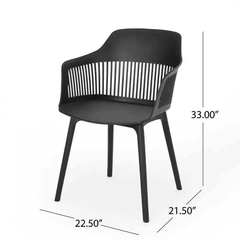 Christopher Knight Home Chaises de salle à manger modernes d'extérieur Dahlia (lot de 4)