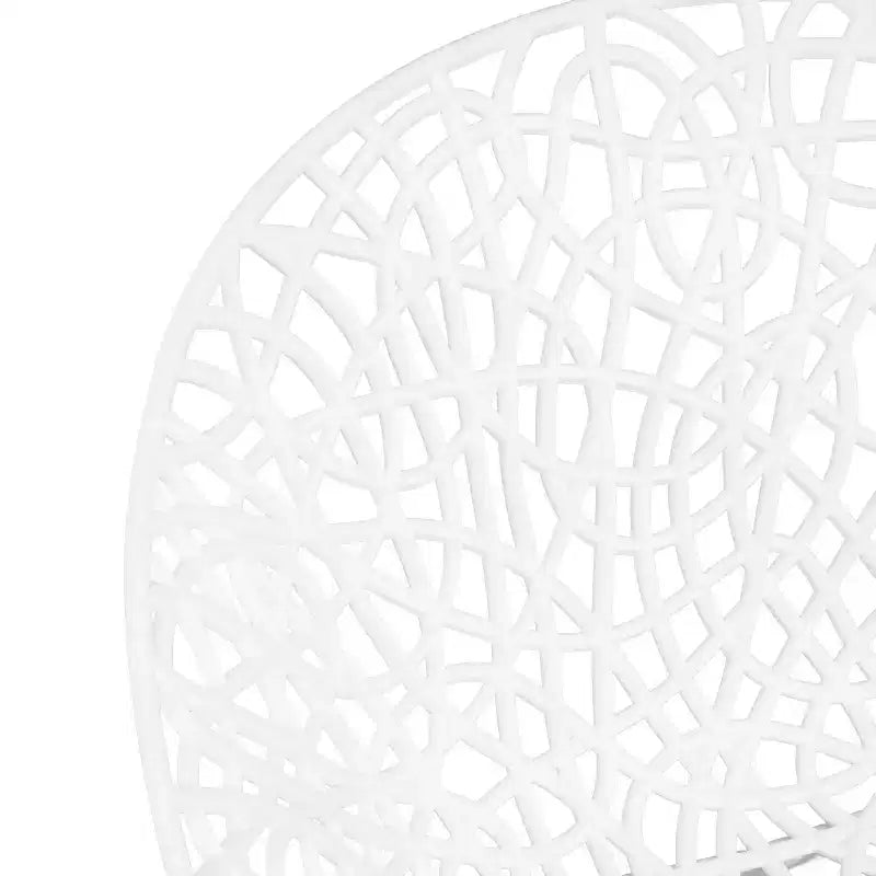 Christopher Knight Home Jaron Chaises de salle à manger modernes, minimalistes, en métal et polypropylène, pour l'extérieur (lot de 2)