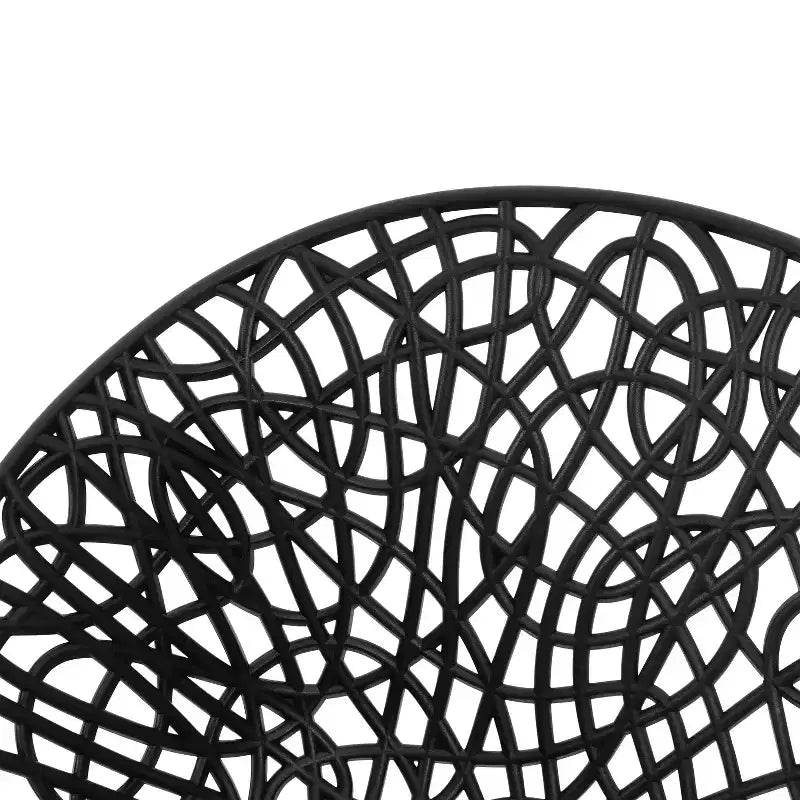 Christopher Knight Home Jaron Chaises de salle à manger modernes, minimalistes, en métal et polypropylène, pour l'extérieur (lot de 2)