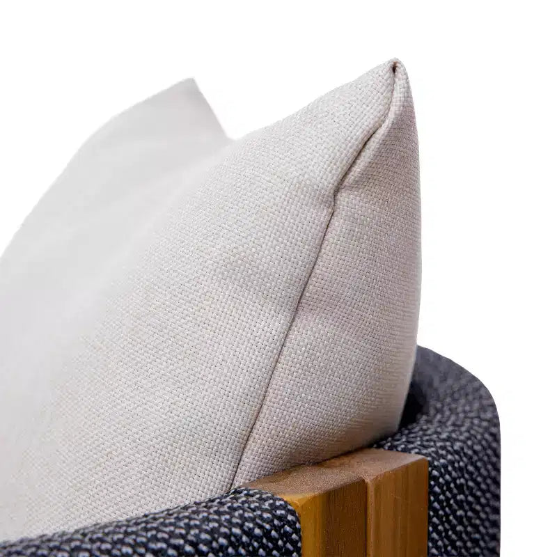 Christopher Knight Home Latoya Chaises de salle à manger modernes en acacia avec coussin et dossier en corde pour terrasse (lot de 2)