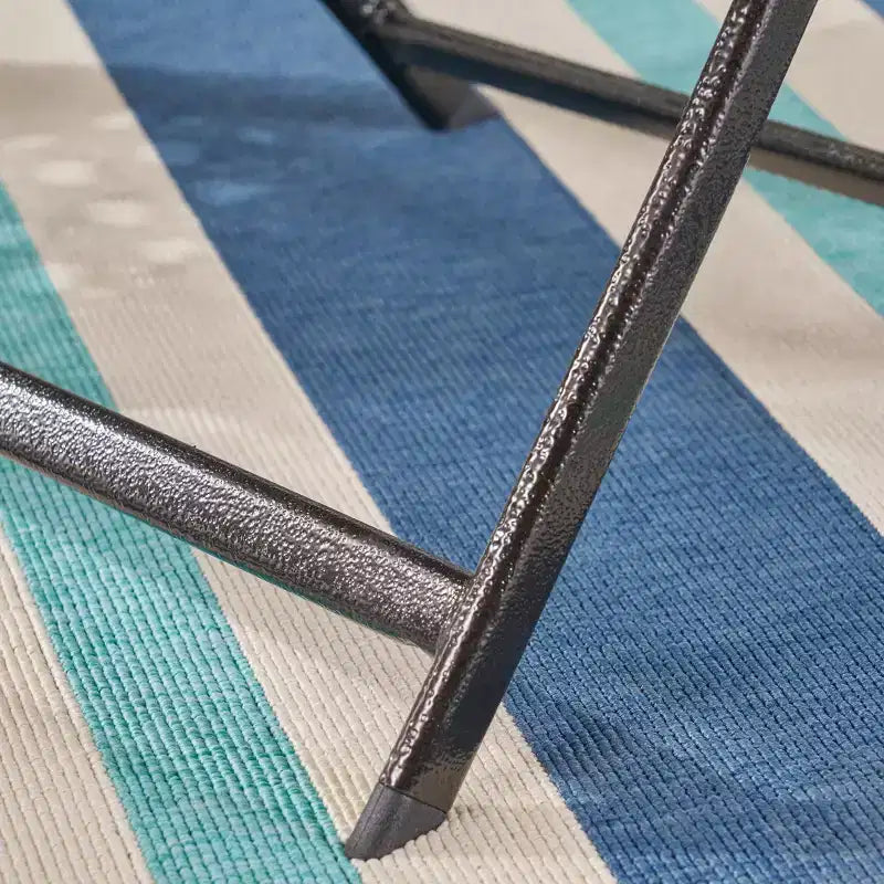 Chaises de salle à manger pliantes en osier d'extérieur GDF Studio Agostini