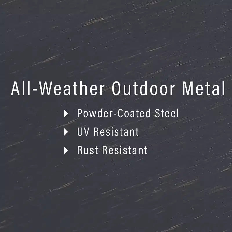 HomeStock Kaplan Outdoor Metal Armchair