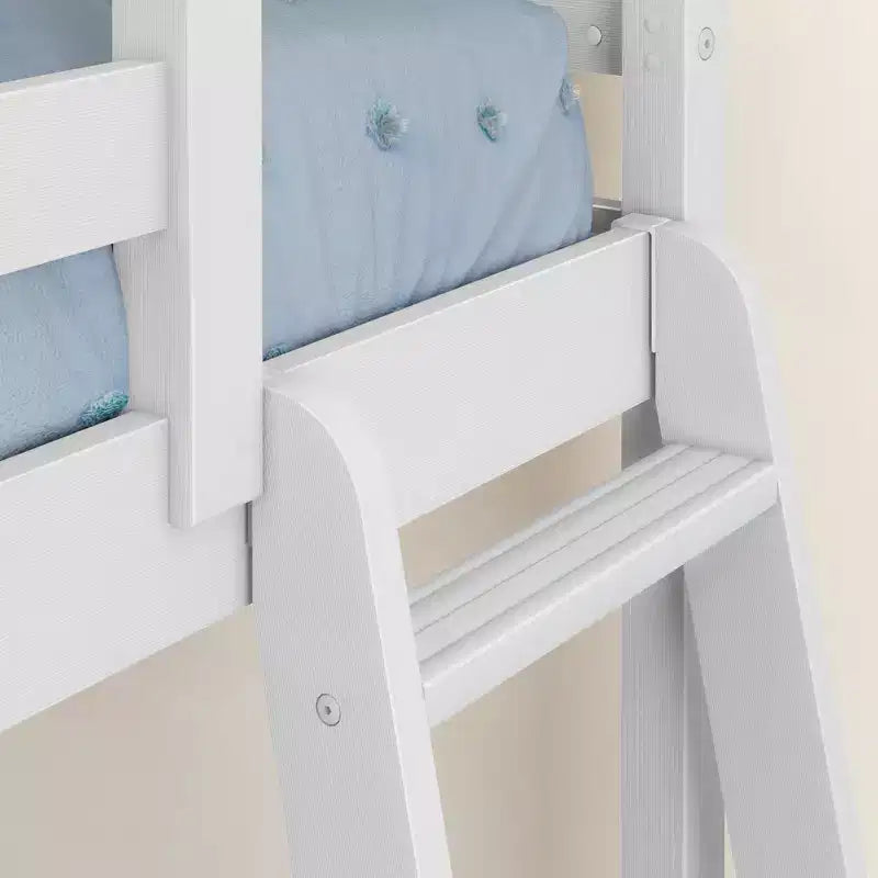 Lit superposé bas pour enfants – Double sur Complet, Bois composite, 181 kg, 124 cm H
