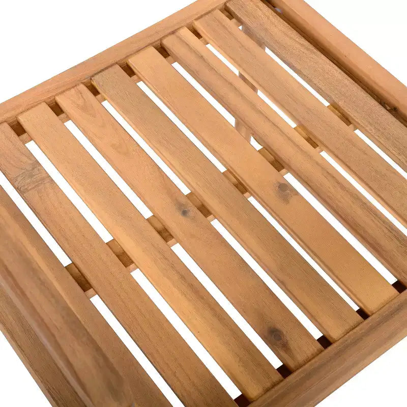 Christopher Knight Home Daisy Chaises de salle à manger d'extérieur rustiques en bois d'acacia et corde avec dossier ouvert (lot de 2)
