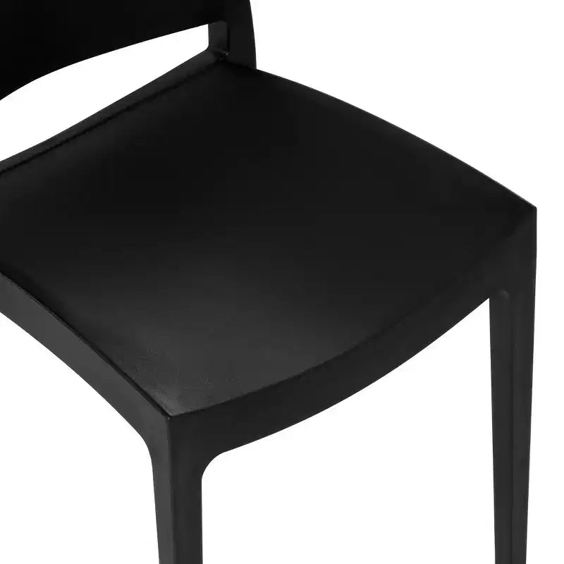 Chaise de salle à manger empilable en plastique en polypropylène moderne Playa de WestinTrends (lot de 2)