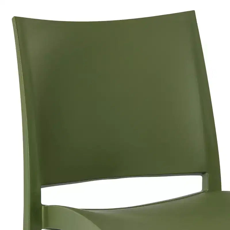Chaise de salle à manger empilable en plastique en polypropylène moderne Playa de WestinTrends (lot de 2)