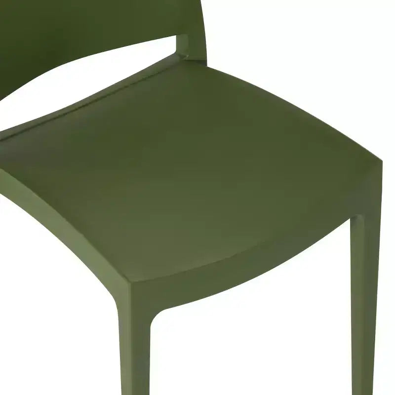 Chaise de salle à manger empilable en plastique en polypropylène moderne Playa de WestinTrends (lot de 2)