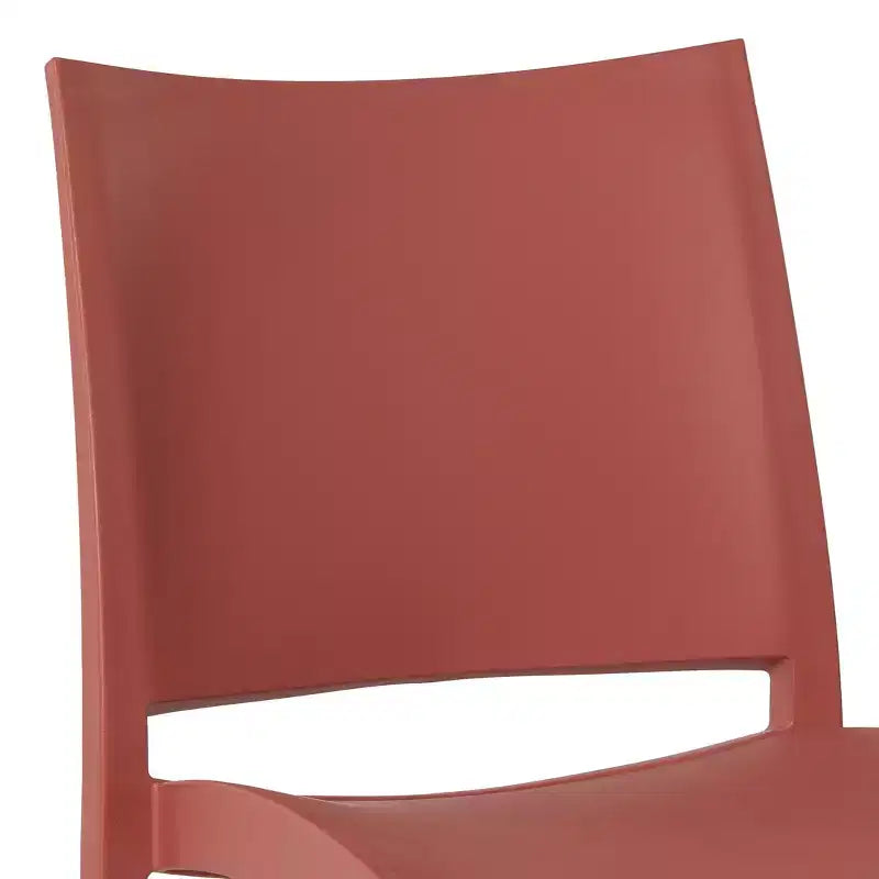Chaise de salle à manger empilable en plastique en polypropylène moderne Playa de WestinTrends (lot de 2)