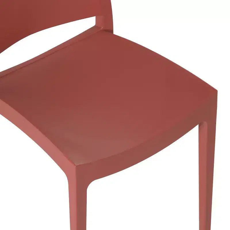 Chaise de salle à manger empilable en plastique en polypropylène moderne Playa de WestinTrends (lot de 2)