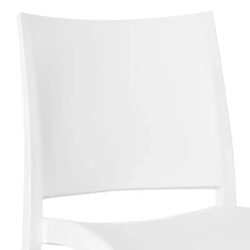 Chaise de salle à manger empilable en plastique en polypropylène moderne Playa de WestinTrends (lot de 2)