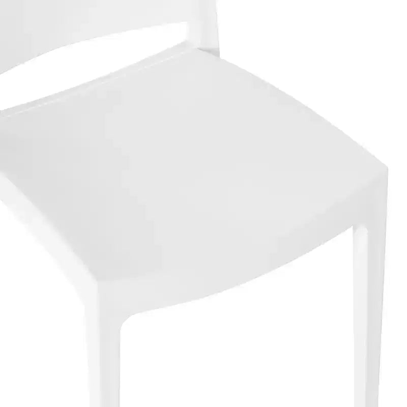 Chaise de salle à manger empilable en plastique en polypropylène moderne Playa de WestinTrends (lot de 2)
