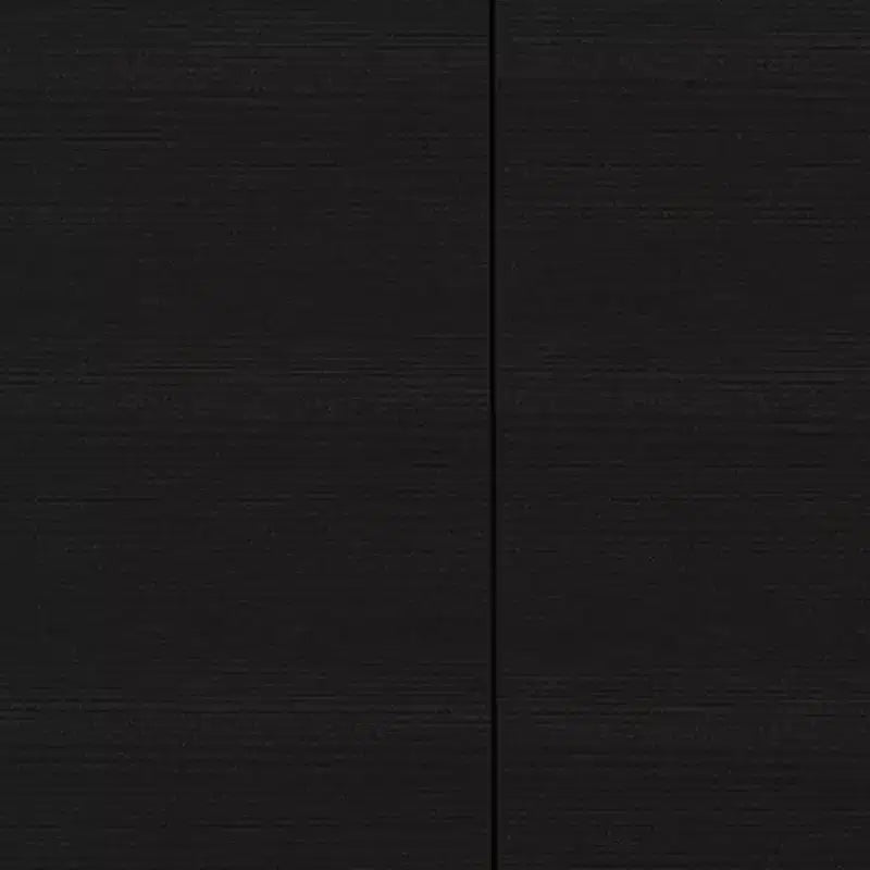 Meuble d'appoint mural en bois noir de 47 po – 4 portes, 3 tablettes et 1 tiroir