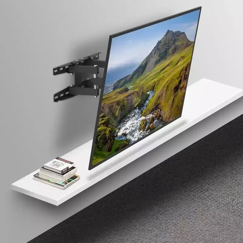 Support mural TV Full Motion – 32-70", 50 kg, inclinaison 0-15°, acier