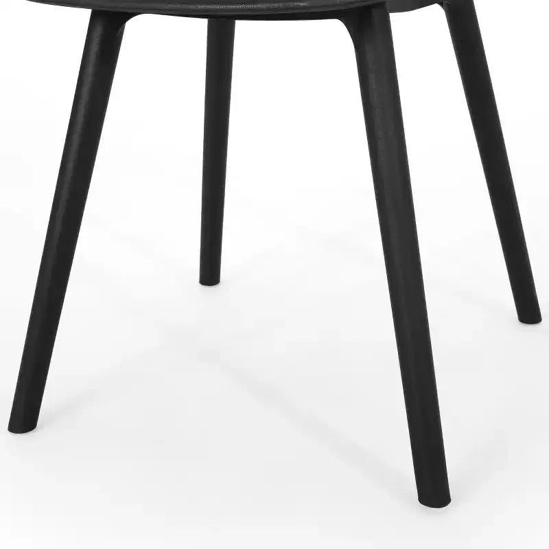 Chaise de salle à manger moderne d'extérieur en résine maillée Lucy de GDFStudio (lot de 4)