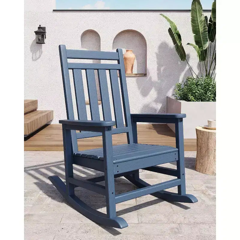 Acekool 40 Fauteuil à bascule extérieur surdimensionné - Bascule spacieuse tout temps avec conception ergonomique pour patio et véranda