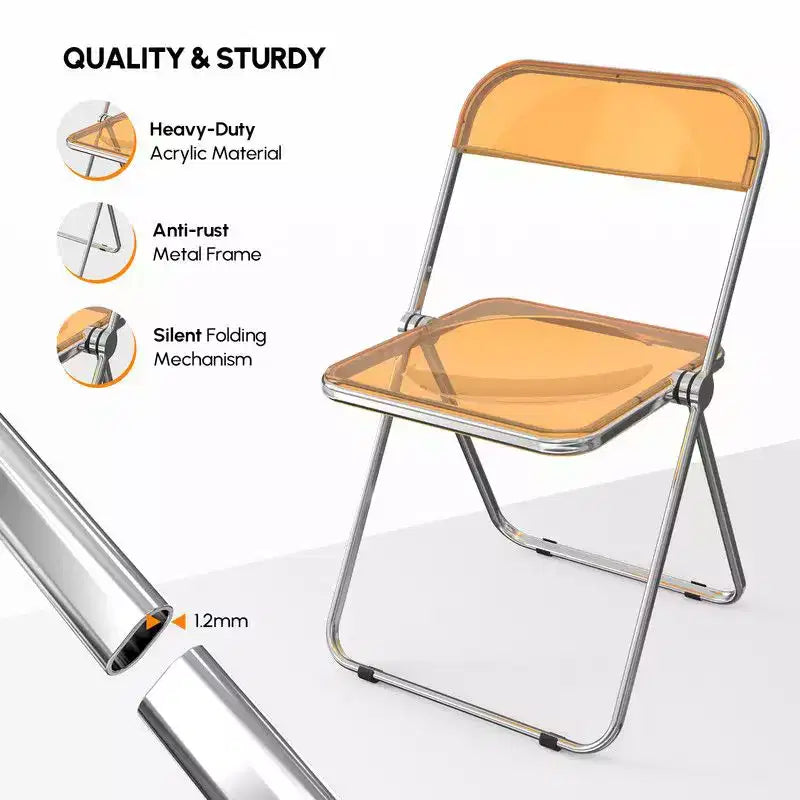 Karl Home | Chaises Pliantes Empilables (Lot de 2)