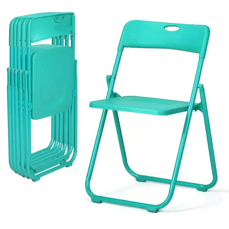 Karl Home |Stackable Metal Folding Chair Set (Set of 6)