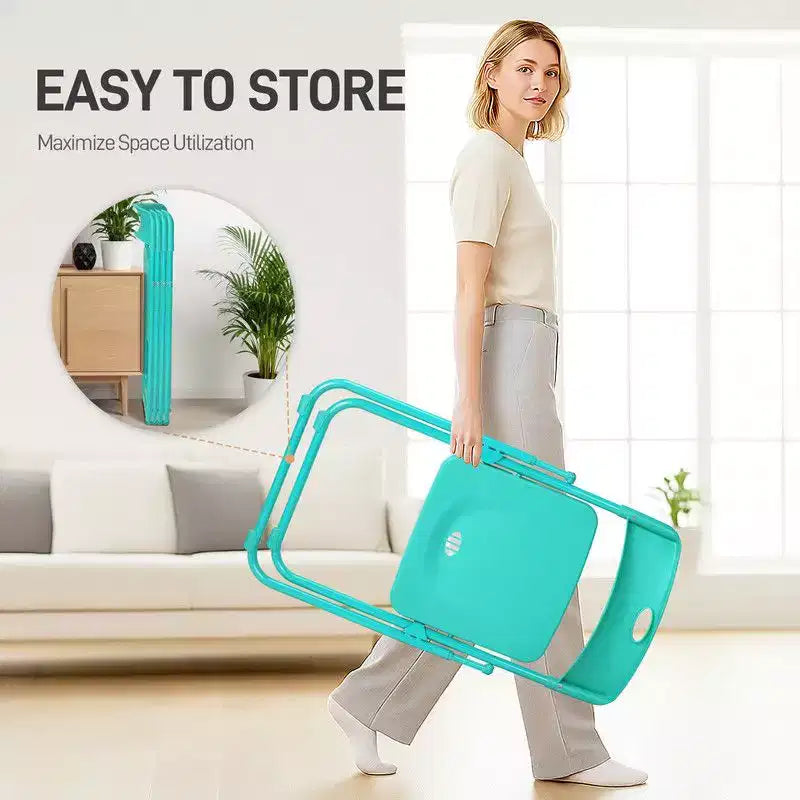 Karl Home | Ensemble de chaises pliantes empilables en métal (lot de 6)