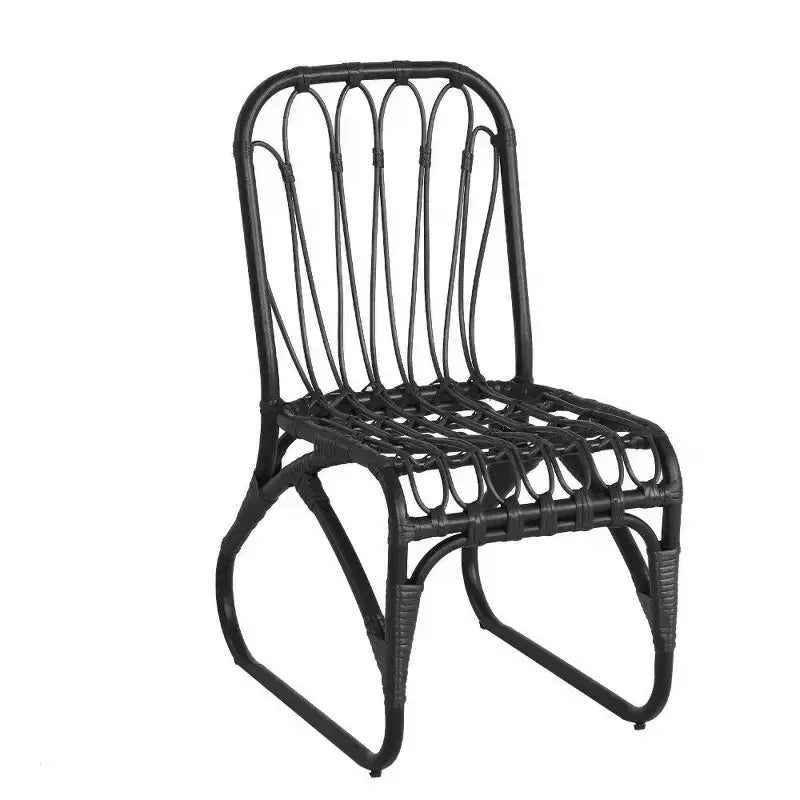 TUYOHW PE Chaises de Salle à Manger en Rotin, Lot de 2, Chaises d'Extérieur en Rotin avec Coussins Lavables, Capacité de 180 kg, Aucun Assemblage Requis
