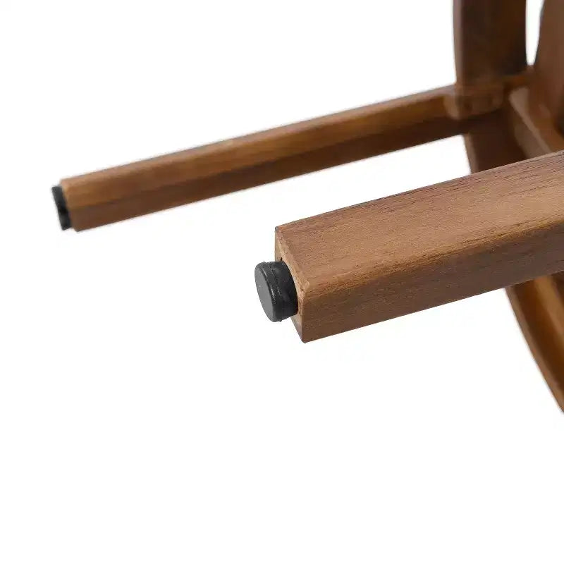 Christopher Knight Home Natsuki Chaises de salle à manger d'extérieur modernes en bois d'acacia avec coussins (Lot de 2)