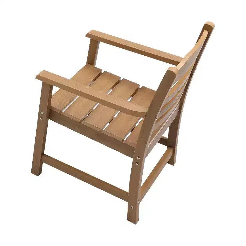 TUYOHW Lot de 2 chaises de salle à manger d'extérieur, chaises de salle à manger de patio en PEHD avec accoudoirs et dossier, chaises de patio résistantes aux intempéries pour jardin, balcon