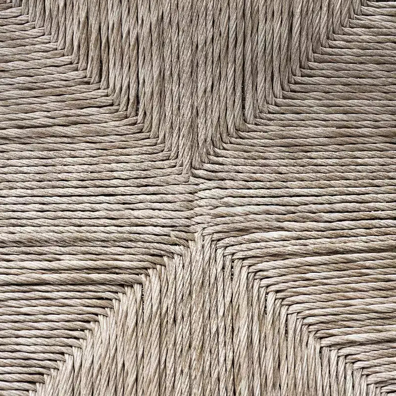 Christopher Knight Home Chaises de salle à manger modernes Jing en bois d'acacia et osier pour patio (Lot de 2)