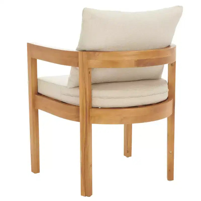 Chaise de salle à manger Kento (lot de 2) - Intérieur/Extérieur - PAT7096 - Naturel - Safavieh
