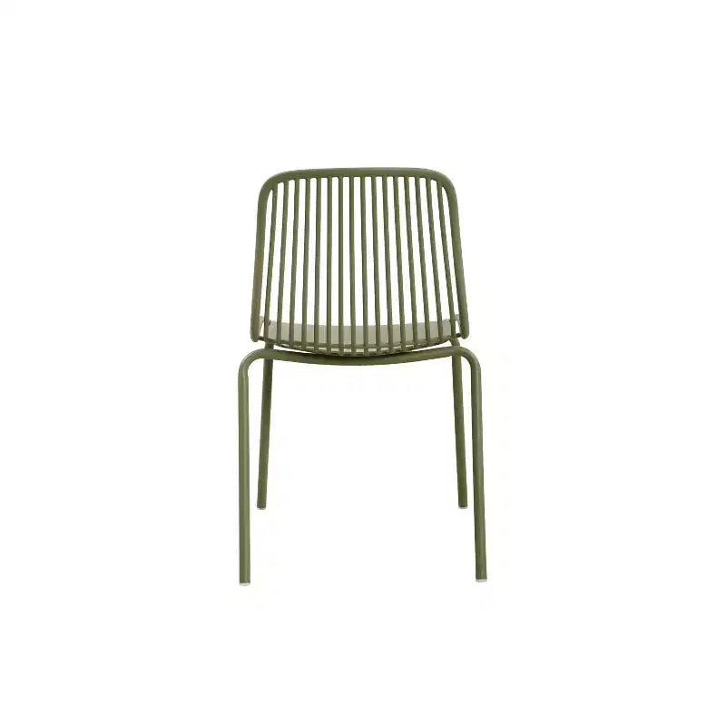Christopher Knight Home Marina Chaises de salle à manger d'extérieur en plastique et fer (lot de 2)