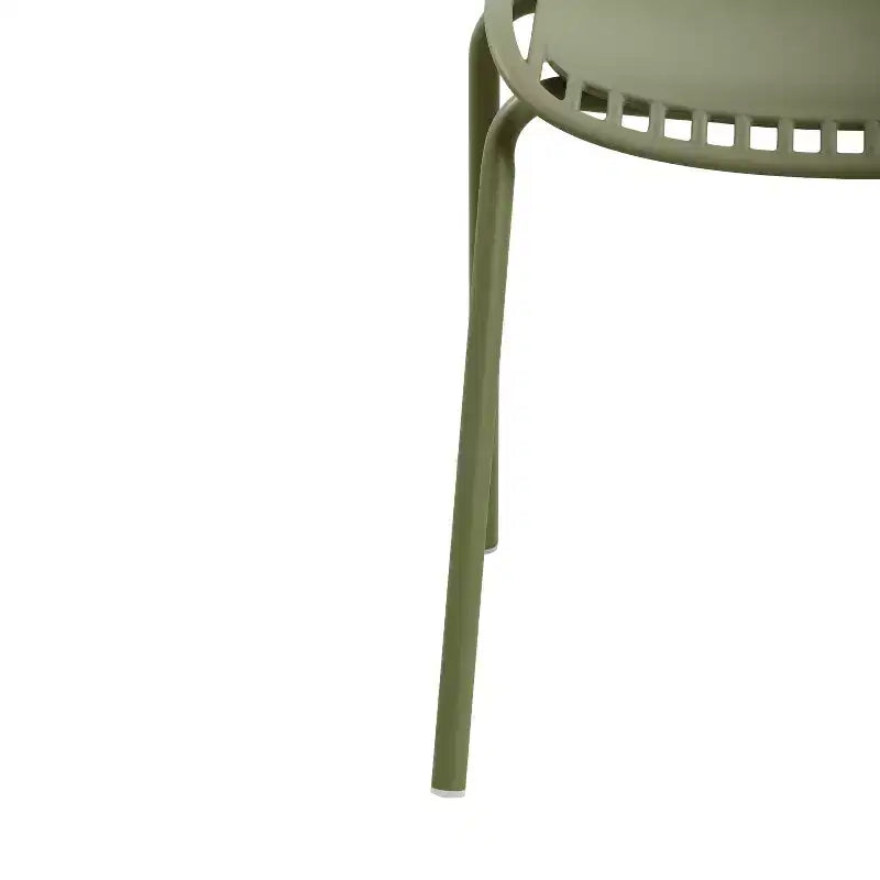 Christopher Knight Home Marina Chaises de salle à manger d'extérieur en plastique et fer (lot de 2)