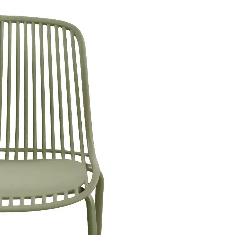 Christopher Knight Home Marina Chaises de salle à manger d'extérieur en plastique et fer (lot de 2)