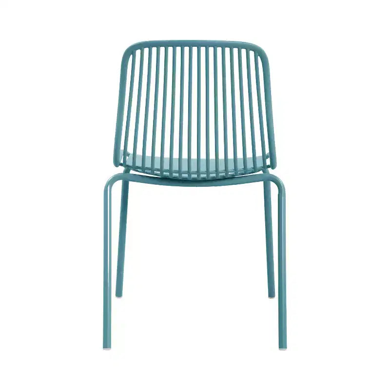 Christopher Knight Home Marina Chaises de salle à manger d'extérieur en plastique et fer (lot de 2)