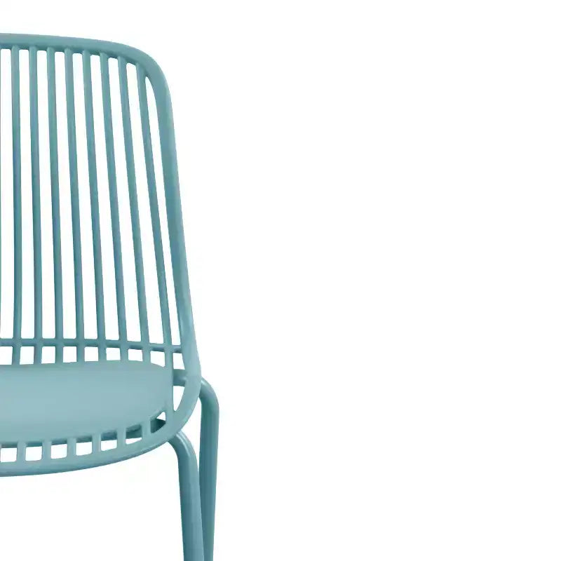 Christopher Knight Home Marina Chaises de salle à manger d'extérieur en plastique et fer (lot de 2)