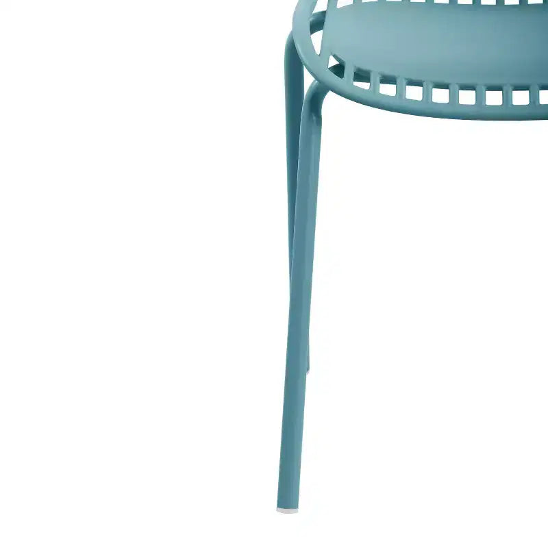 Christopher Knight Home Marina Chaises de salle à manger d'extérieur en plastique et fer (lot de 2)
